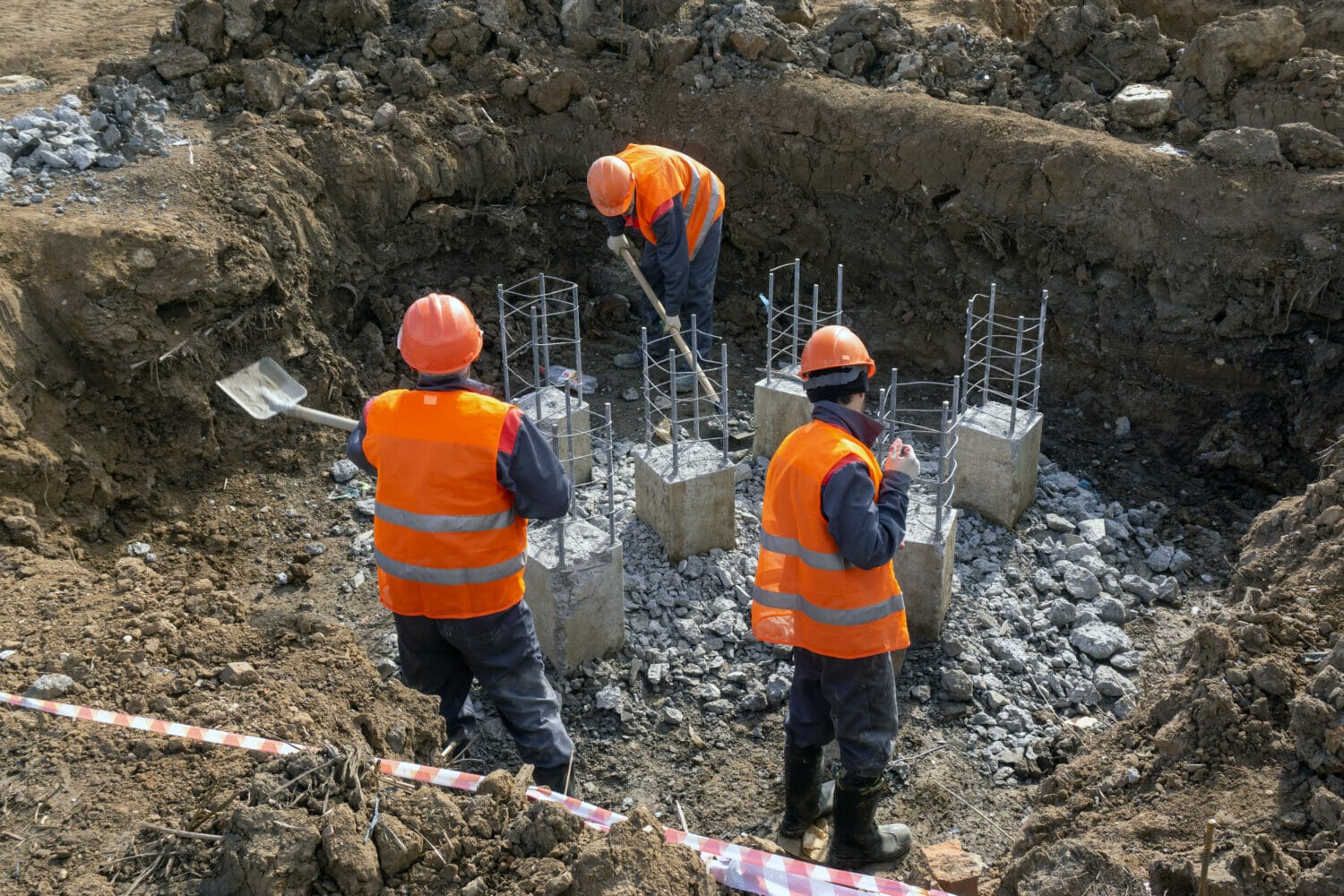 Migrant workers construction