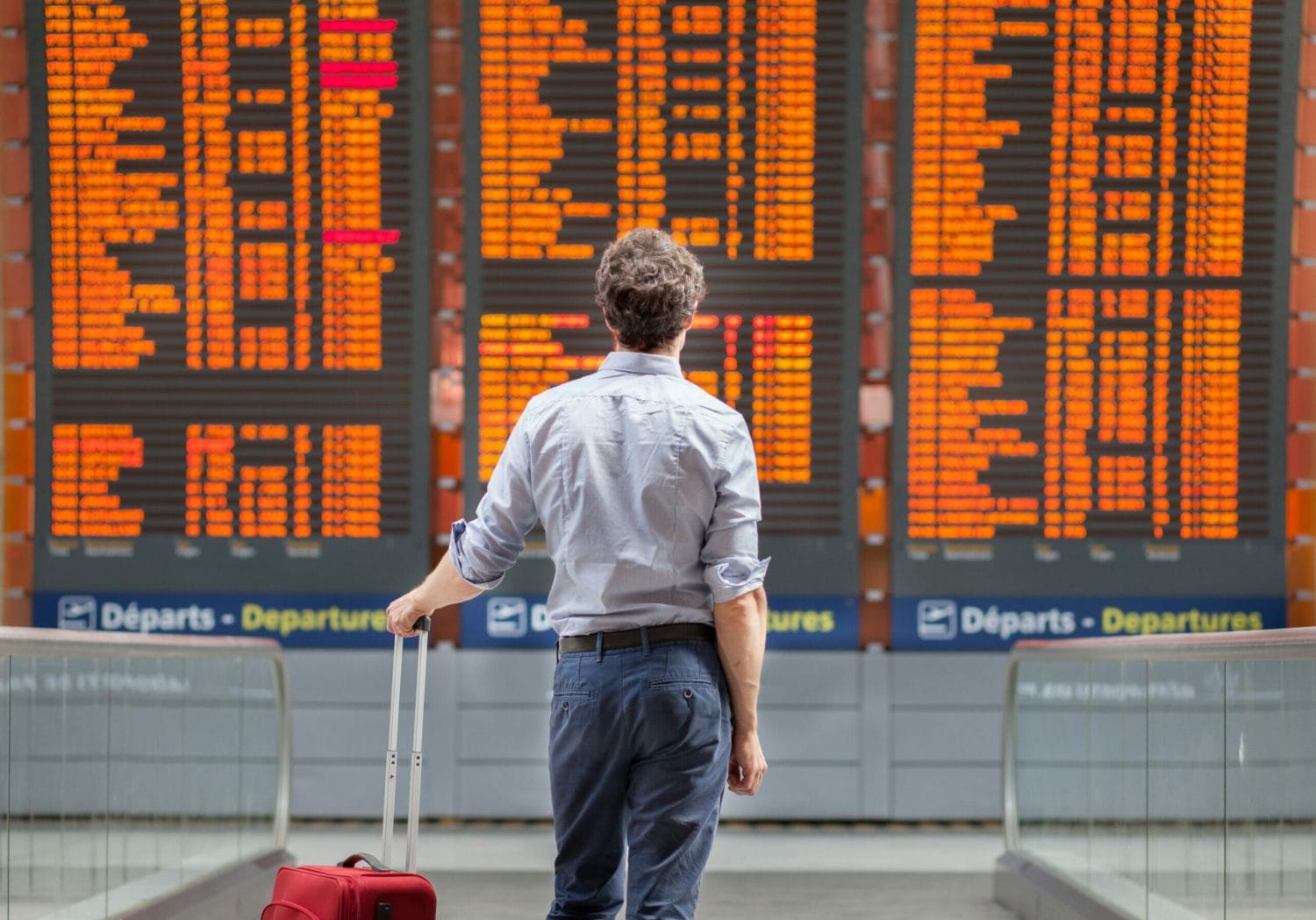 Traveler in Airport