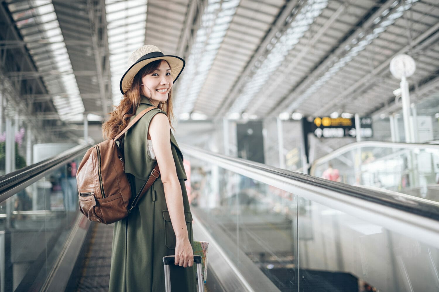 A tourist on a travel visa in the U.S. 
