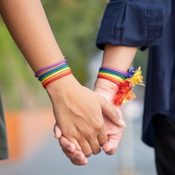 Same-sex couples get married virtually.