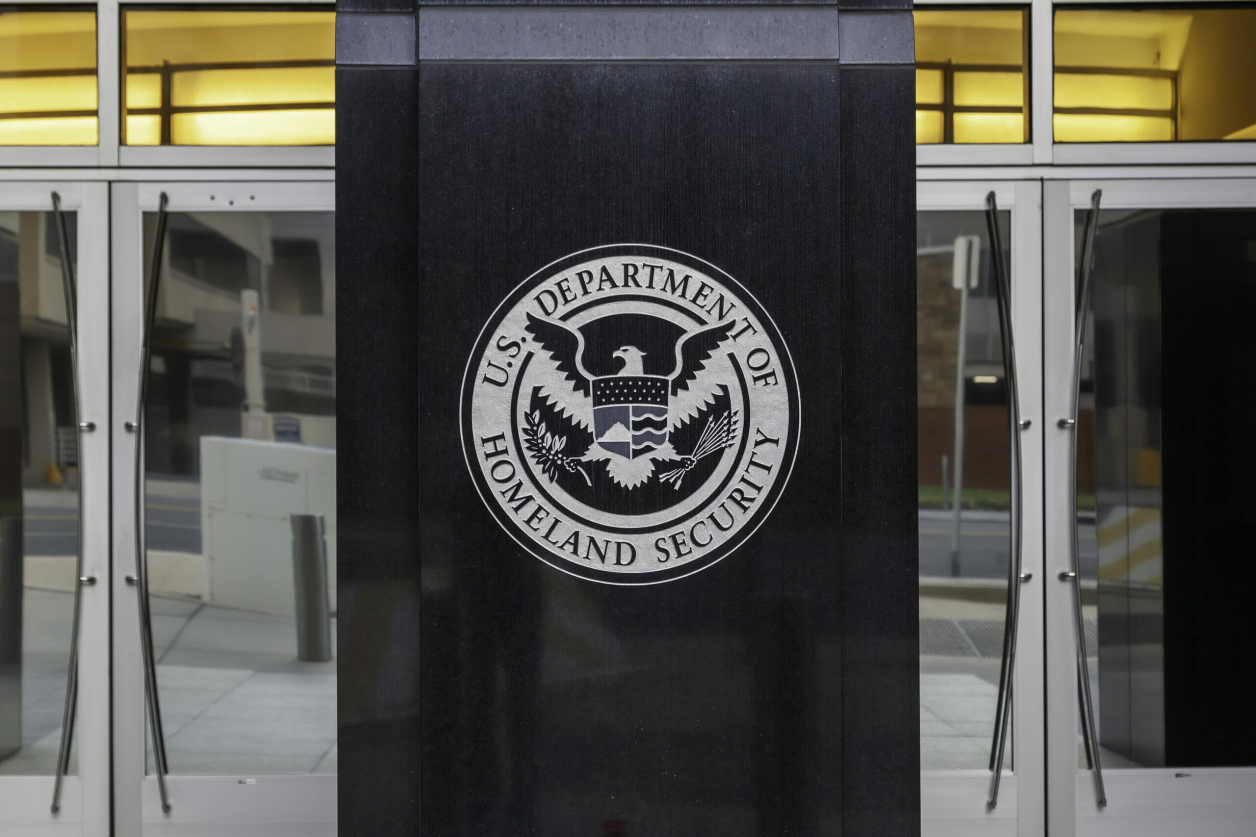 Department of Homeland Security Podium 