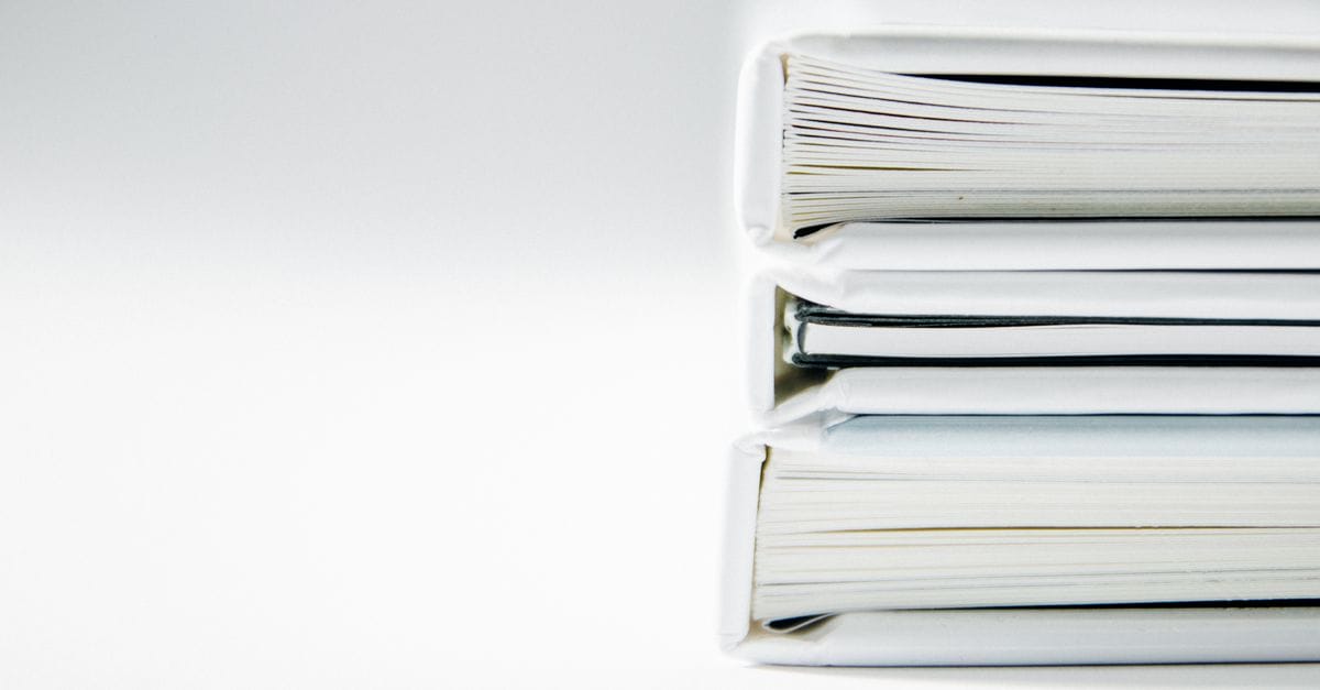 Stack of Binders