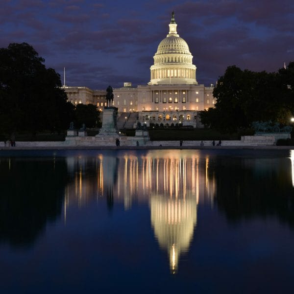 Capitol at night