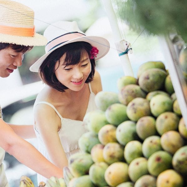 Honeymoon couple