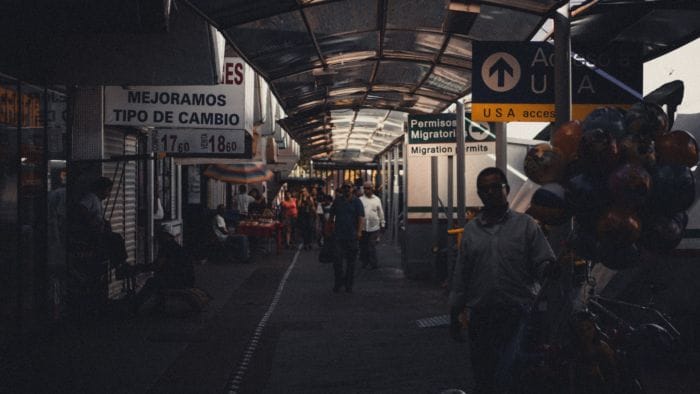 Subway station in Mexico