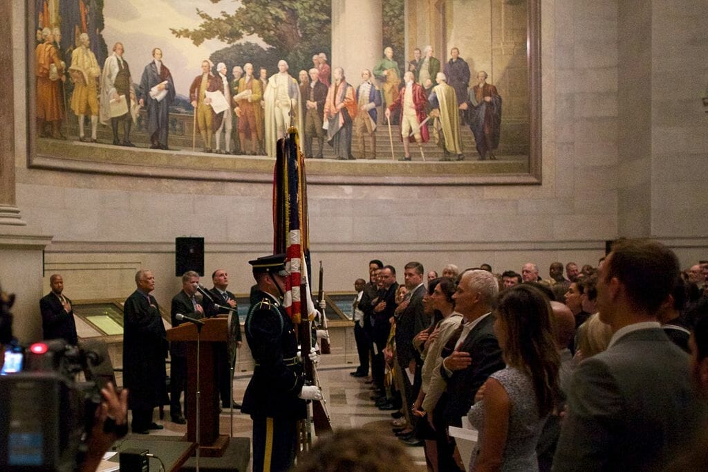 Naturalization ceremony