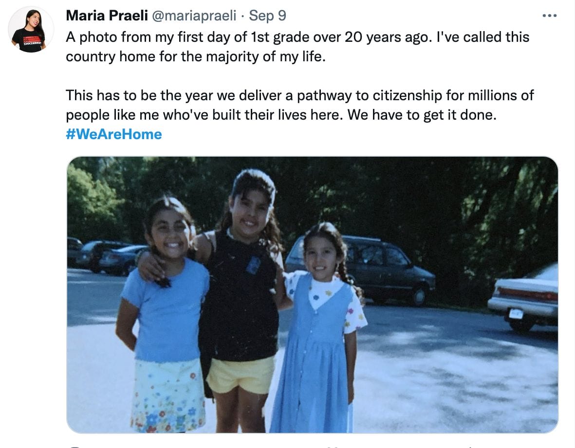 Maria Praeli Tweet