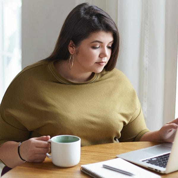An immigrant contacting her U.S. representative