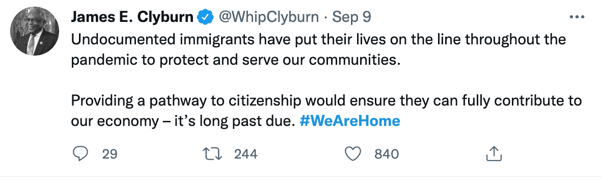 James E. Clyburn Tweet